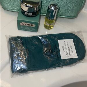 La Mer Eye Concentrate (2) & Renewal Oil & Cooling Eye Patch Luxury Skincare